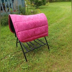 QHP Fuschia Dressage Saddle Pad